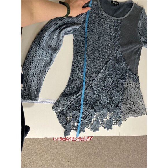 Papa Vancouver Y2K Fairy-Goth Long-Sleeved Top Womens Size M - Picture 11 of 12